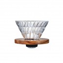 Filterhater V60 02 Glas/Olivenholz