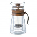 Hario Double Glass Coffee Press Olive Wood